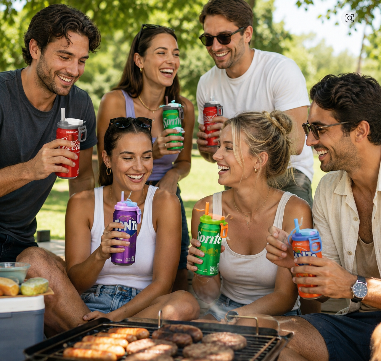 Lvena™ Reusable Can Lid + Straw