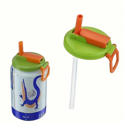 Lvena™ Reusable Can Lid + Straw